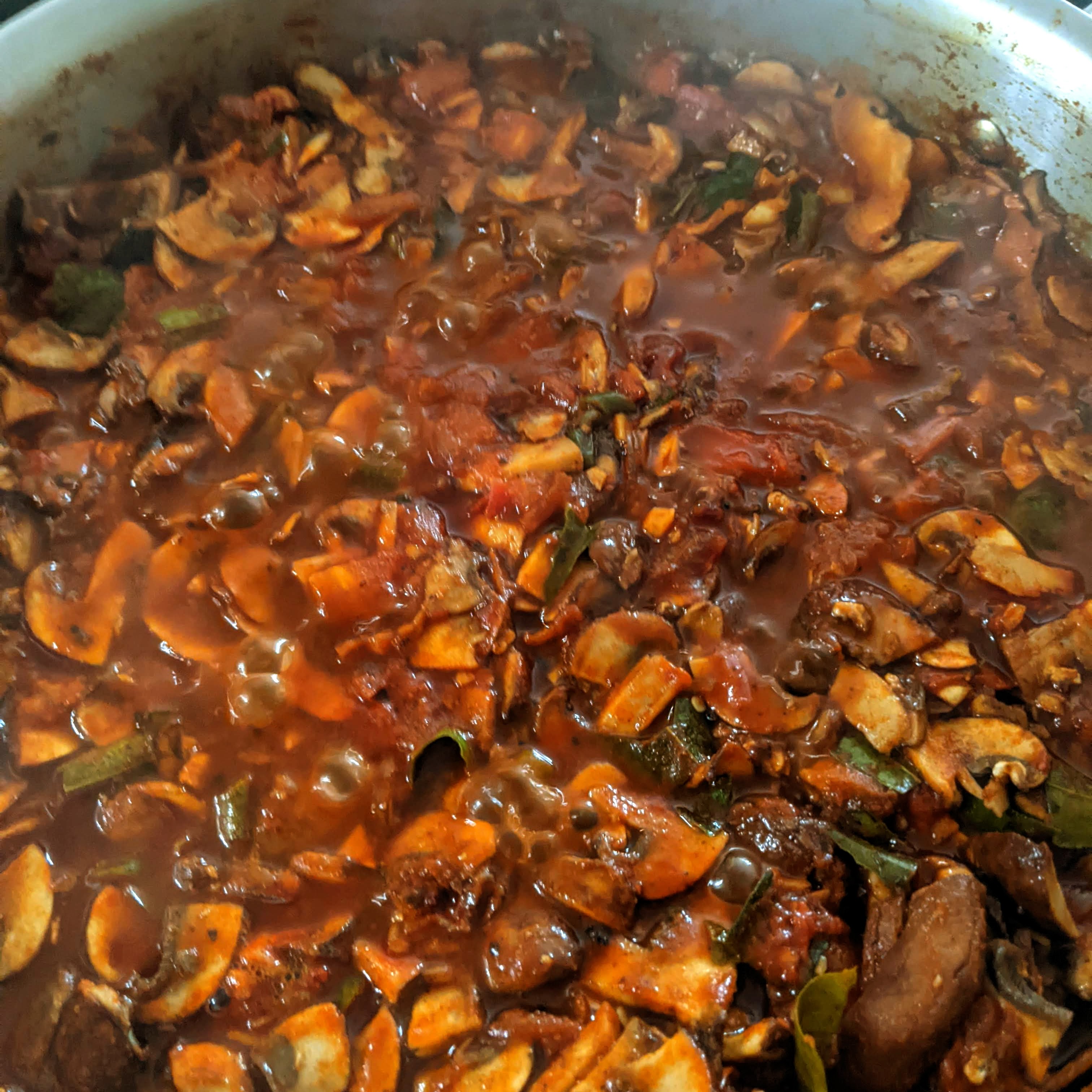 Spicy mushroom chili to warm up the colder days